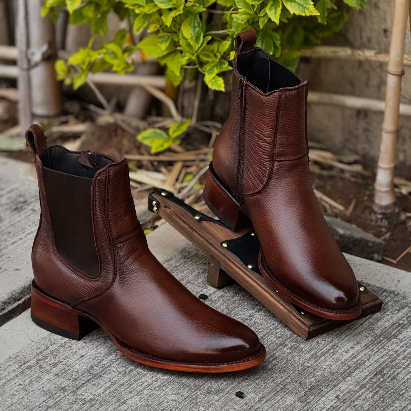 Deerskin Ultra Western Cowboy Boots