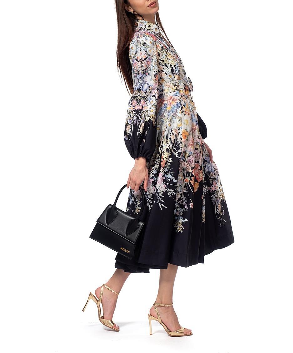 The Chic Floral Midi Dress