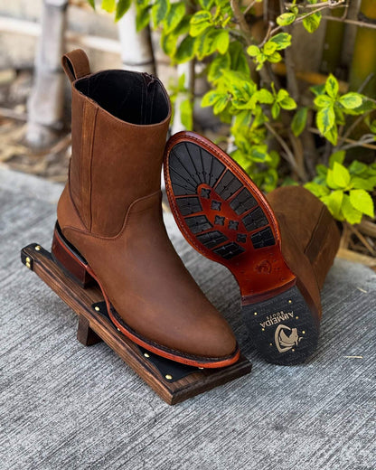 Original Anti-scratching Leather Cowboy Boots
