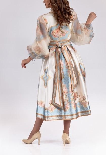 " Fairy Tale" Blue Midi Dress