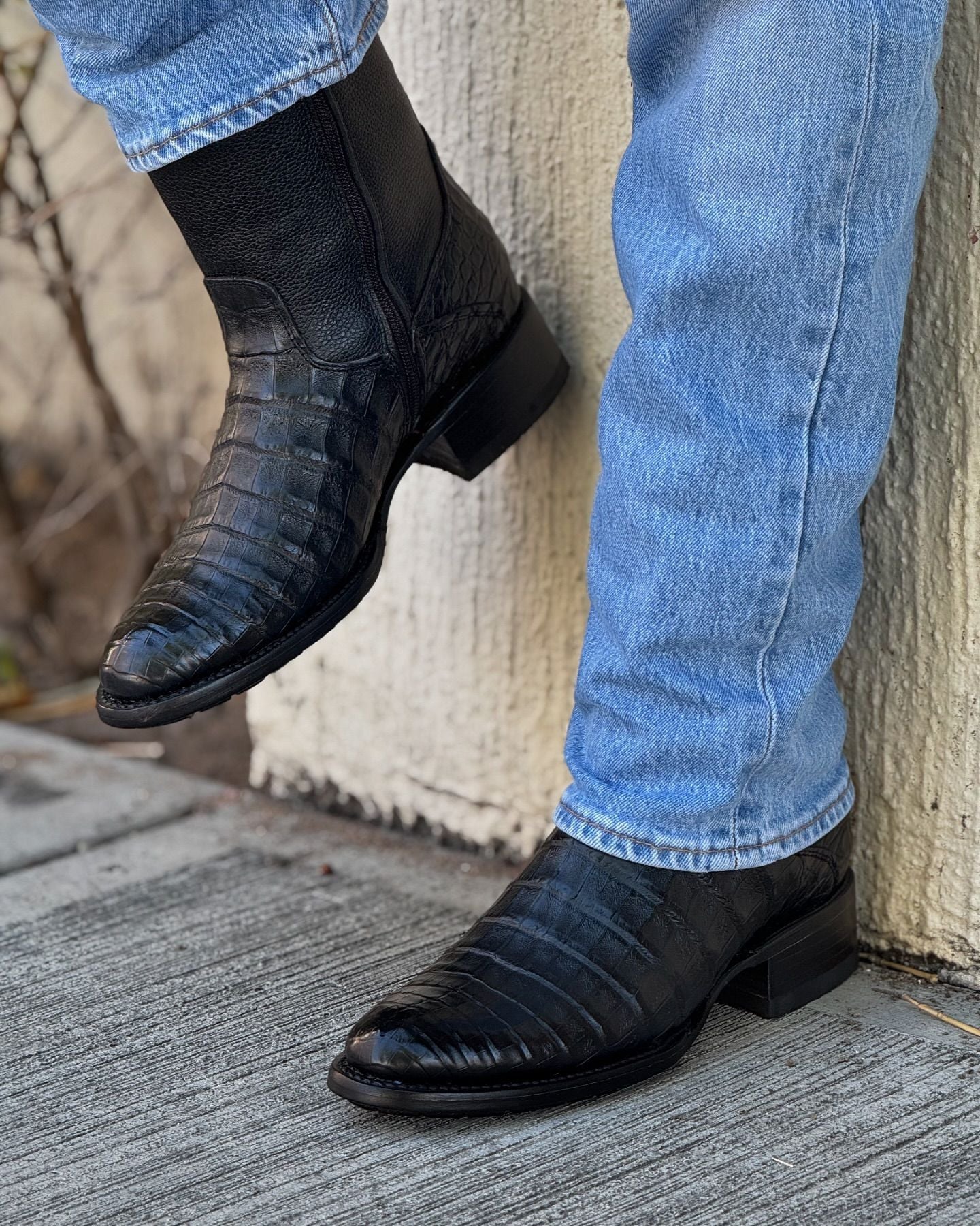 Original Crocodile Leather Cowboy Boots