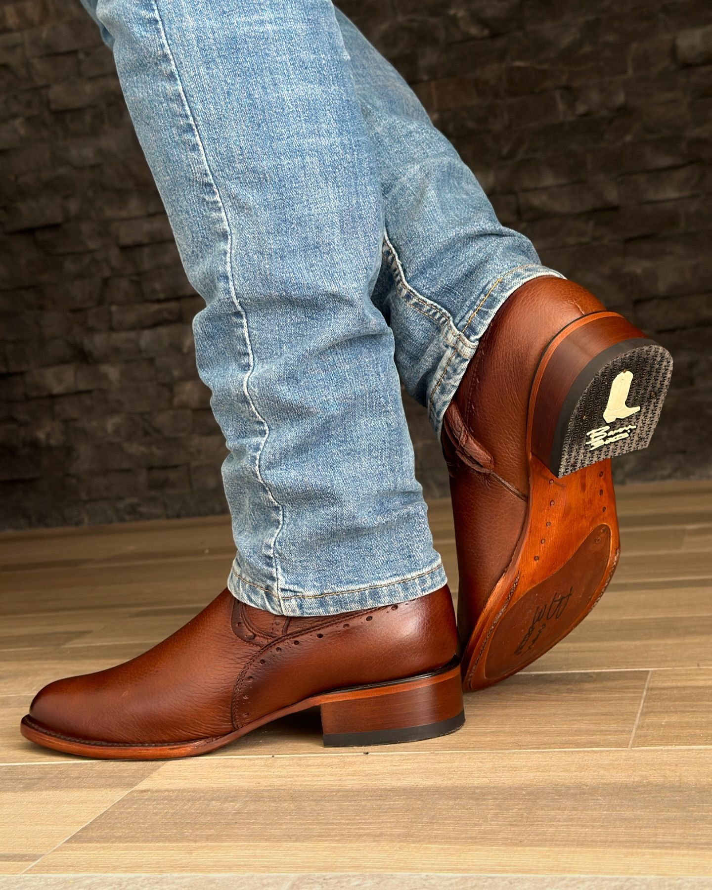 Authentic Deer Cowboy Boots