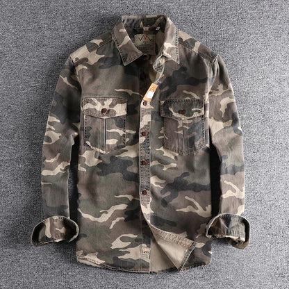 kings Cross camo Button Up Shirt