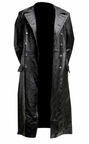 German Classic Leather Coat