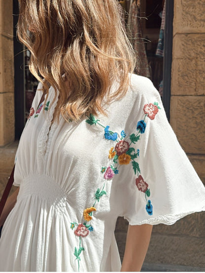 The Loose Summer Midi Kaftan Dress