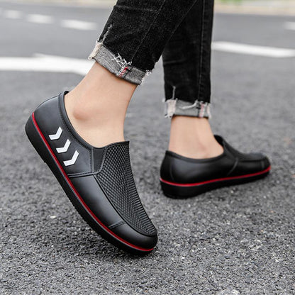 Casual Simple Textured Stretch Loafers