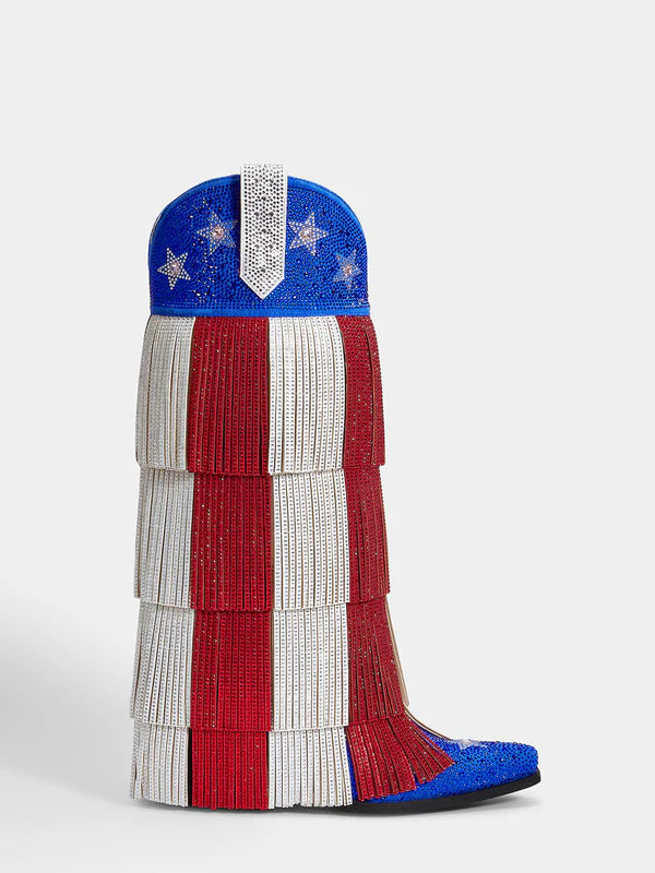 Star Motifs Boots